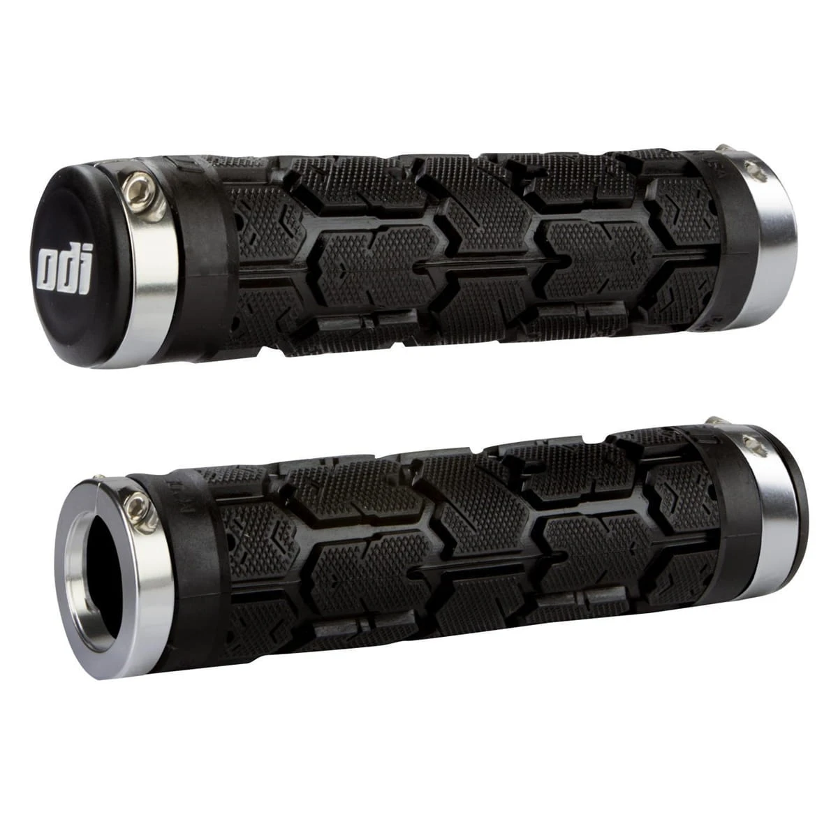 Rogue Lock-On Bonus Pack - MTB Handvatten - Zwart/Zilver 1 Rogue Lock-On Bonus Pack - MTB Handvatten - Zwart/Zilver