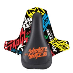 Reverse Shovel & Shred Zadel - Zwart/Oranje