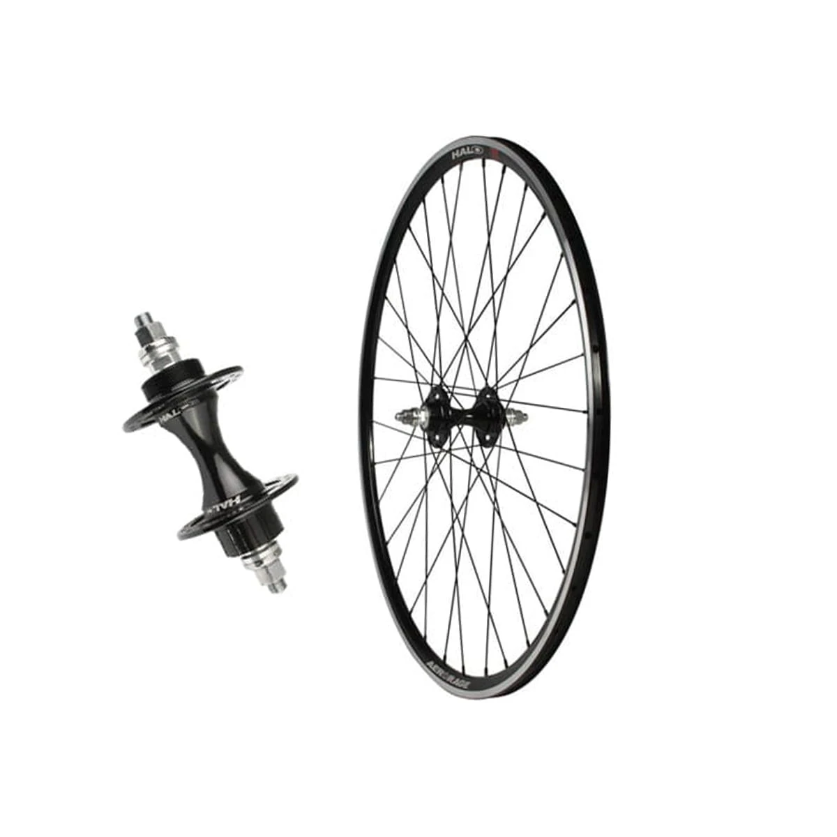 Halo Aerorage Fix-G Track 28 Inch Achterwiel - HG-vast/vrij - Naaf Zwart - Velg Zwart 1 Halo Aerorage Fix-G Track 28 Inch Achterwiel - HG-vast/vrij - Naaf Zwart - Velg Zwart