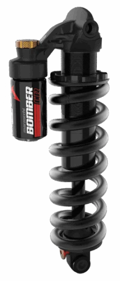 Marzocchi Bomber CR Performance Trunnion Steel Muffler 205x60 Mm - Zwart