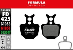 GALFER Standaard Remblok - Formula Oro 18K/24K