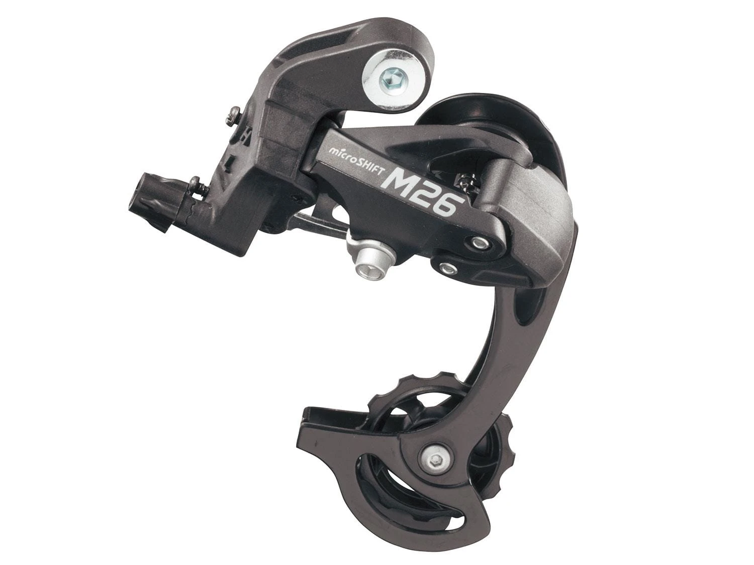 MICROSHIFT MTB Achterderailleur Korte Kooi 1/2x7/8 Speed - Zwart 1 MICROSHIFT MTB Achterderailleur Korte Kooi 1/2x7/8 Speed - Zwart