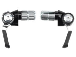 MICROSHIFT R8 Road Bar End Flat Bar Schakelhendelset 2/3x8 Speed - Zwart -Fiets Plein Winkel R8RoadBarEndFlatBarSchalthebel Set23x8speed black 2