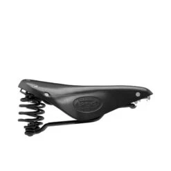 BROOKS Flyer Heren Zadel - Zwart -Fiets Plein Winkel brooks flyer black 3